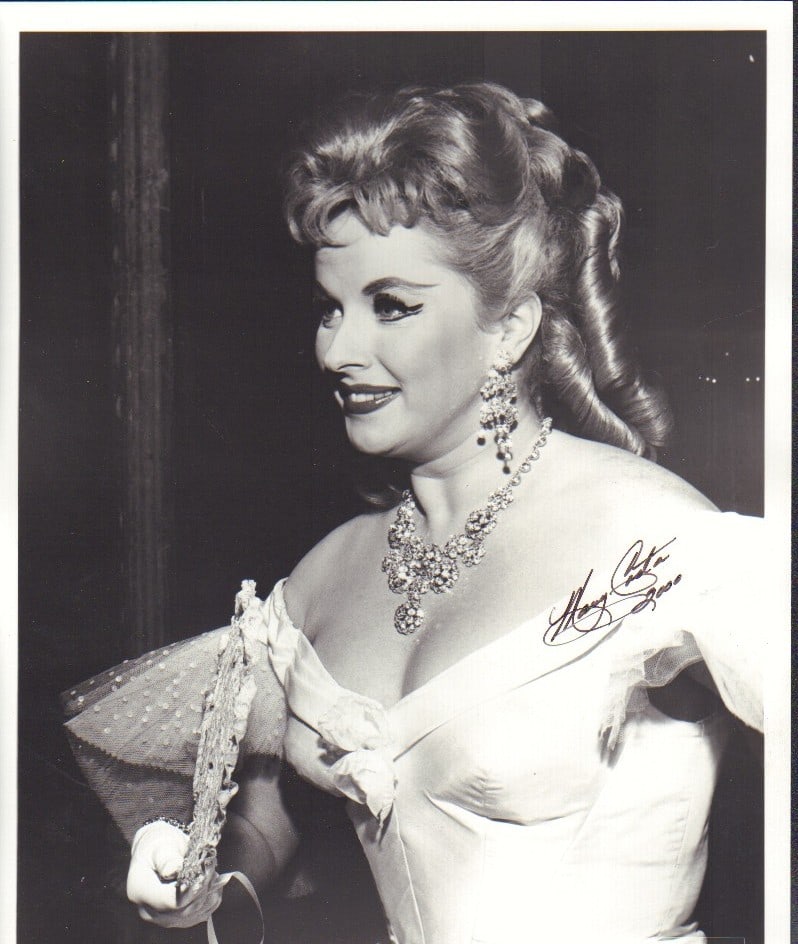 Mary Costa signed photograph (1 of 1)