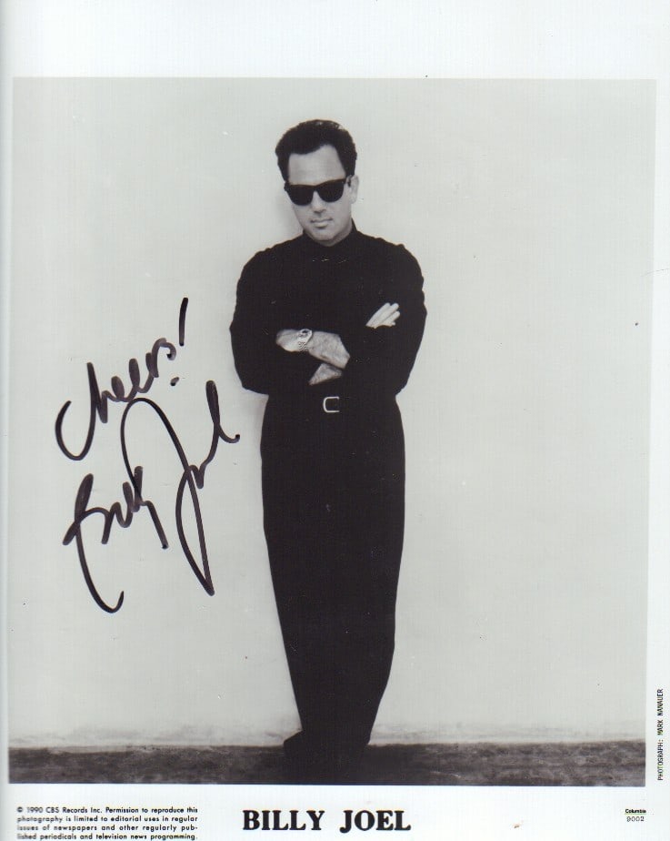 Billy Joel signed photograph (1 of 1)