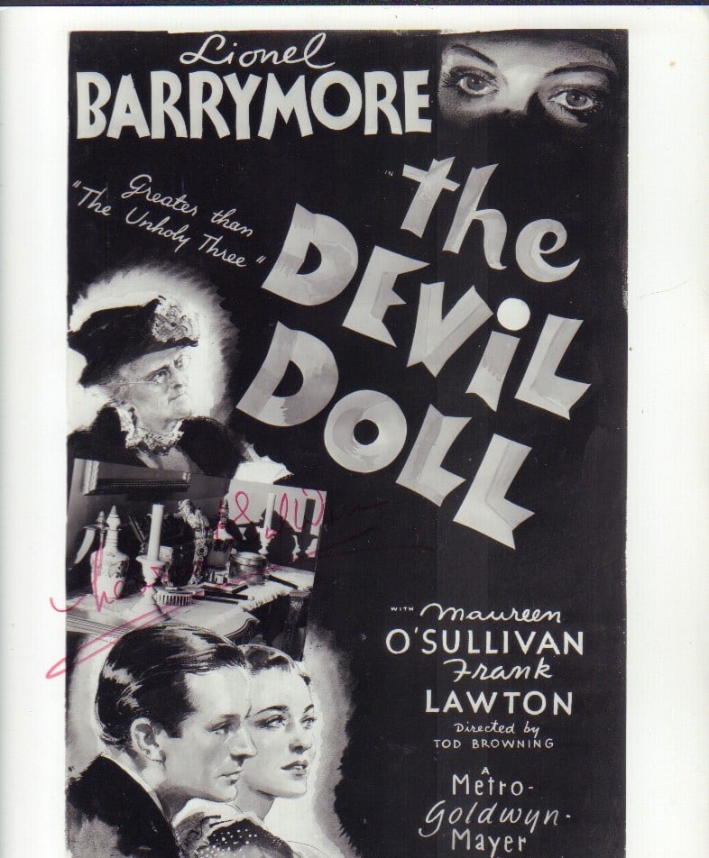 Maureen O'Sullivan signed photograph (1 of 1)