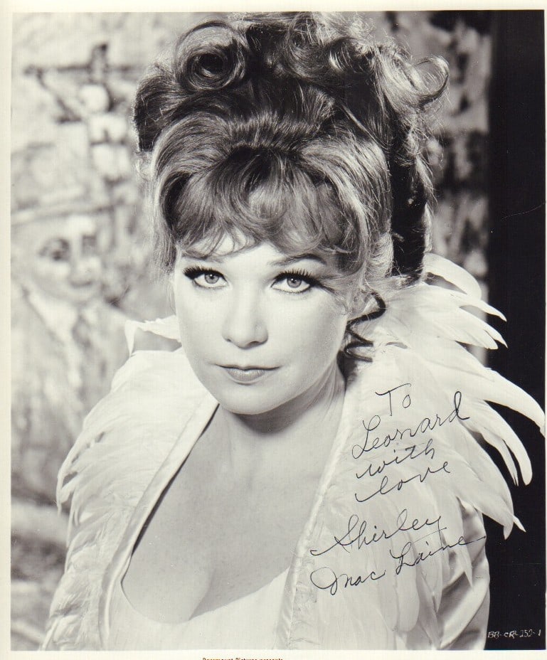 Shirley MaClaine signed photograph (1 of 1)