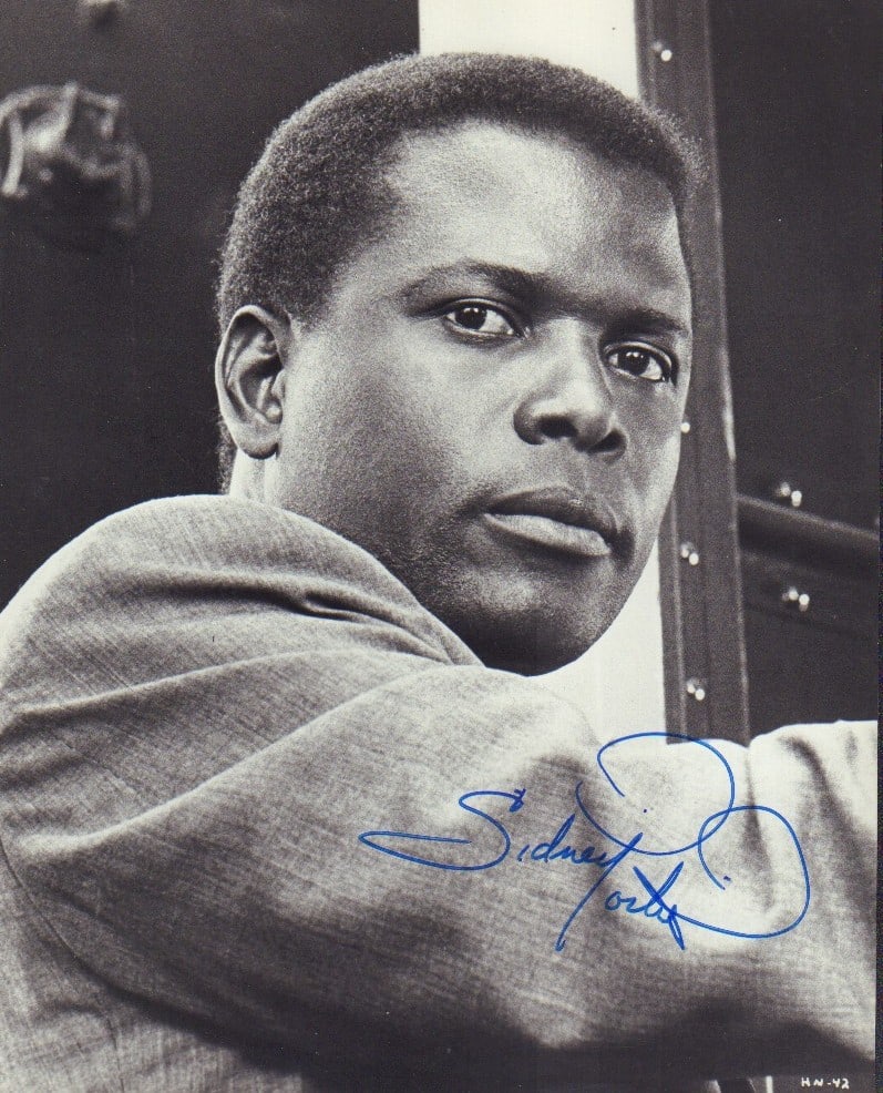 Sidney Poitier signed photo (1 of 1)