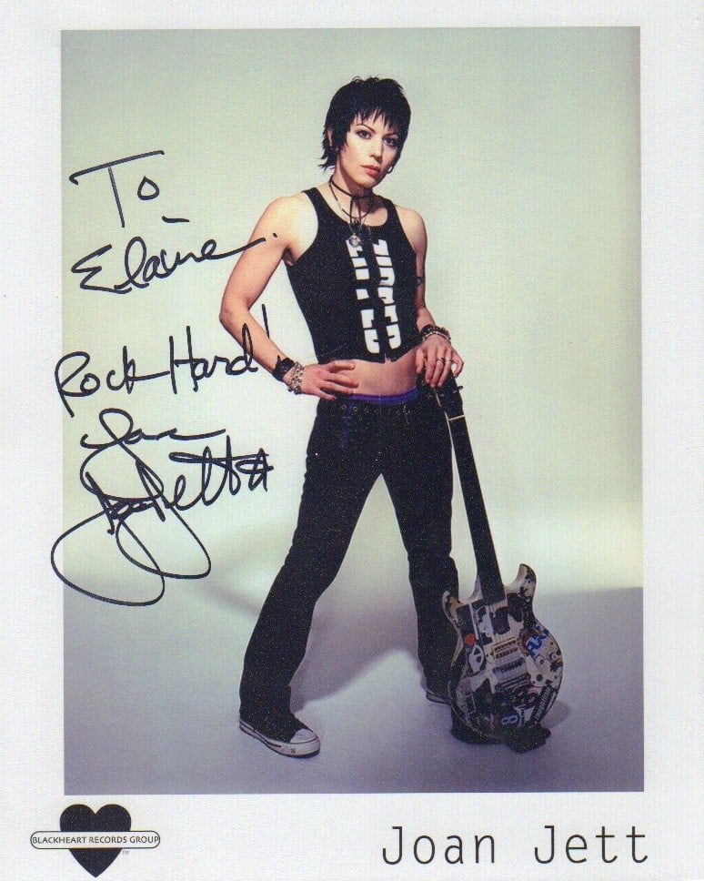 Joan Jett signed photo (1 of 1)