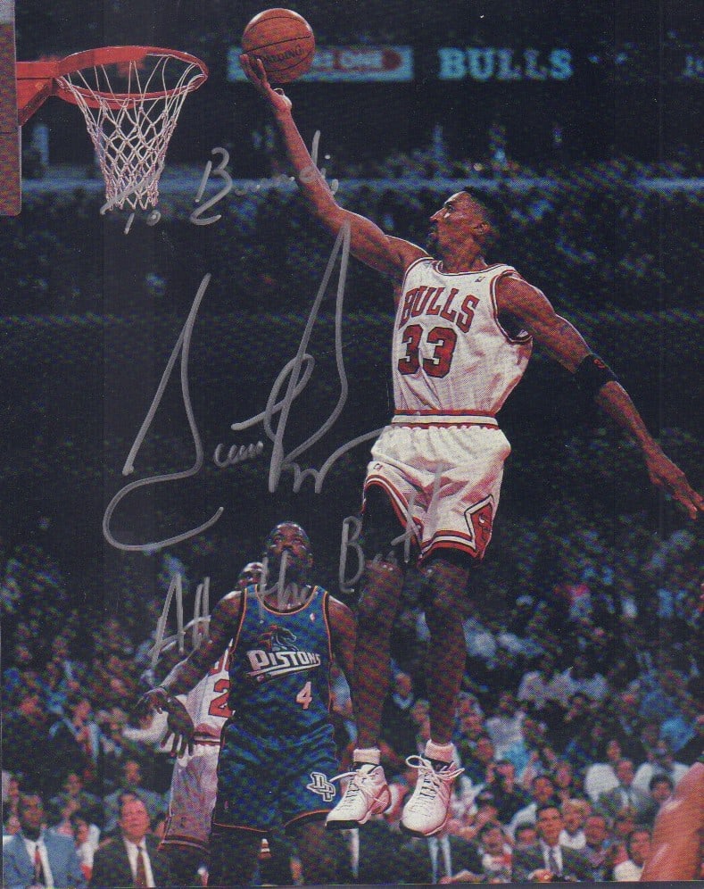 Scottie Pippen signed photo (1 of 1)