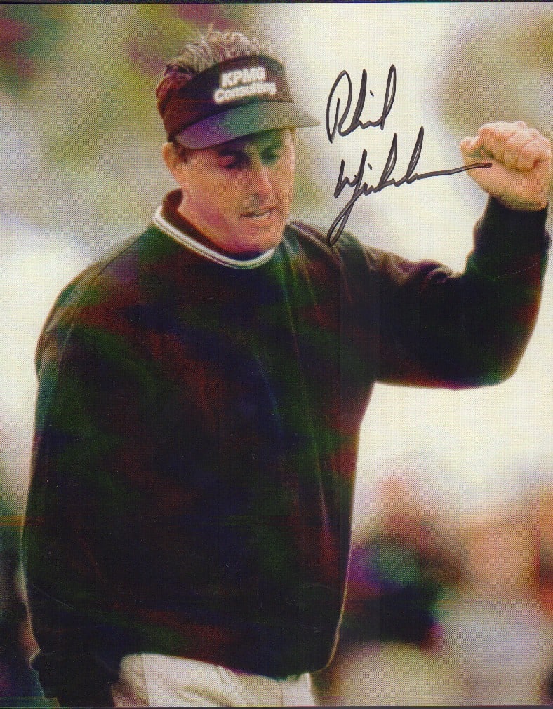 Phil Mikkelson signed photo (1 of 1)