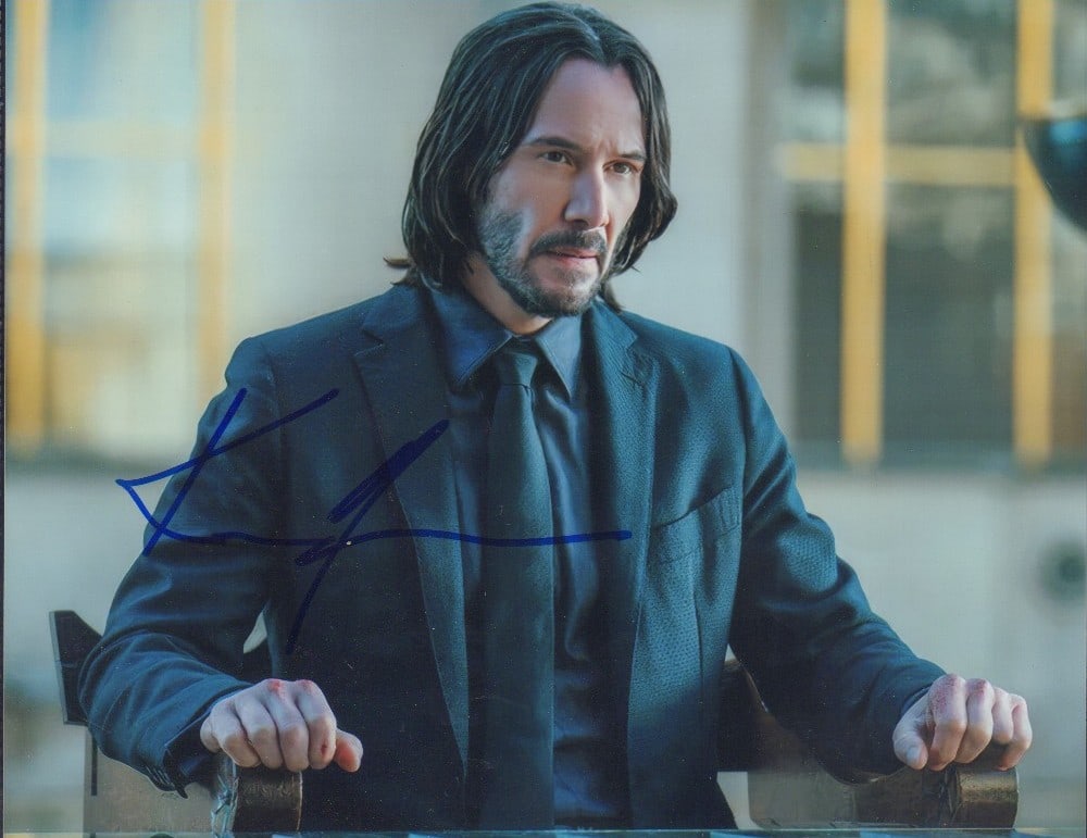 Keanu Reeves signed photo (1 of 1)