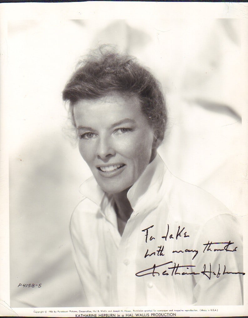 Katharine Hepburn signed photo (1 of 1)