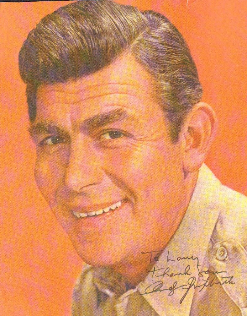 Andy Griffith signed photo (1 of 1)