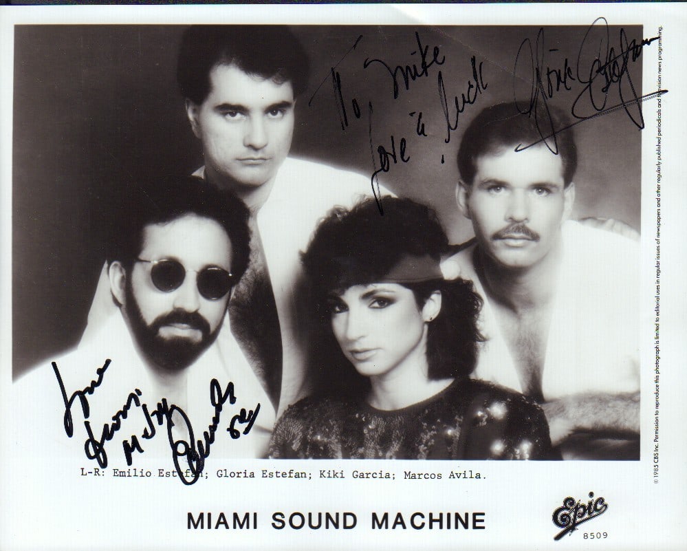 Miami Sound Machine signed photo (1 of 1)