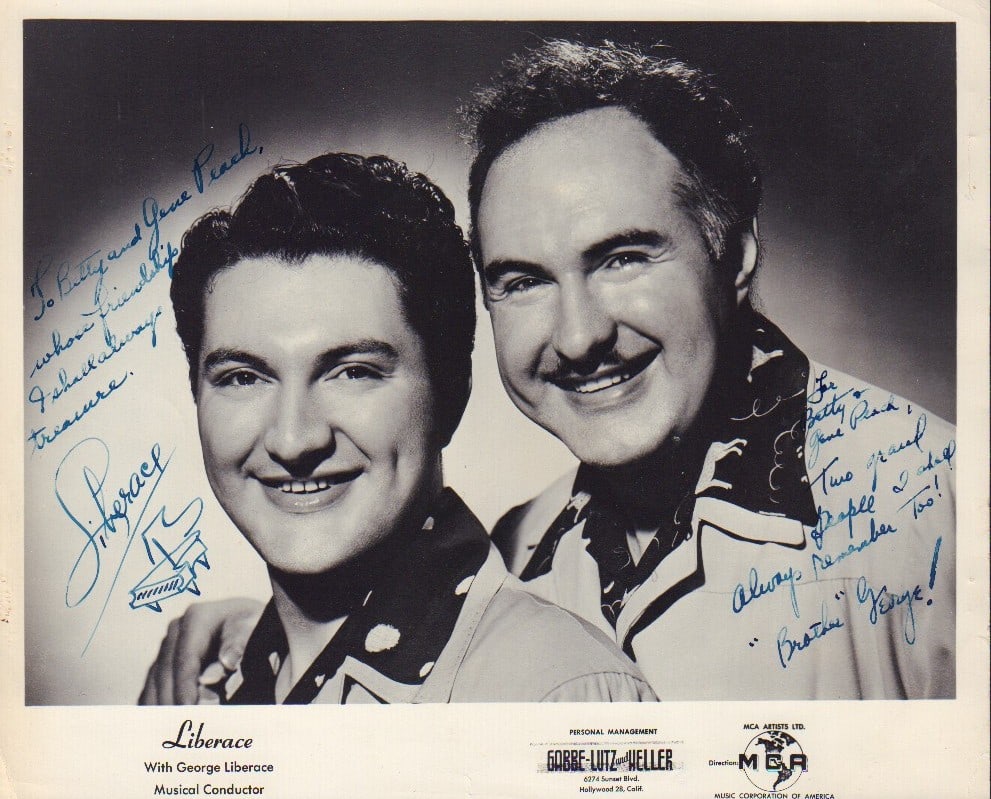 Liberace BEST signed photo (1 of 1)