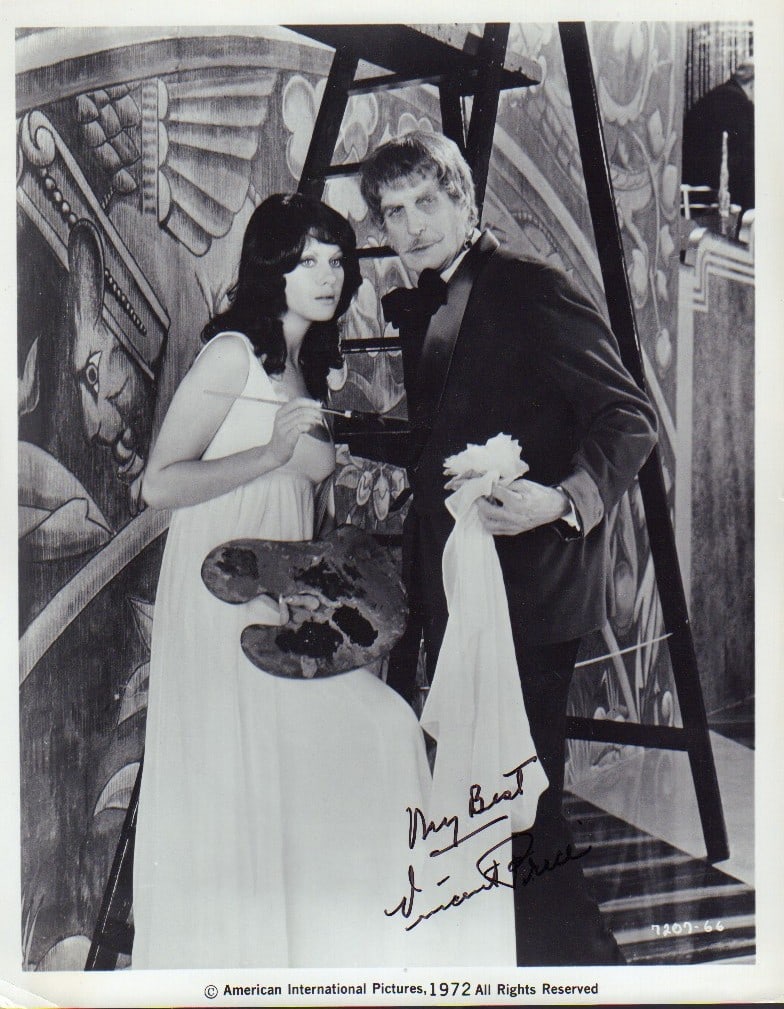 Vincent Price signed phot (1 of 1)