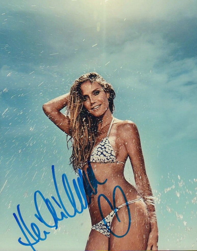 Heidi Klum signed photo (1 of 1)