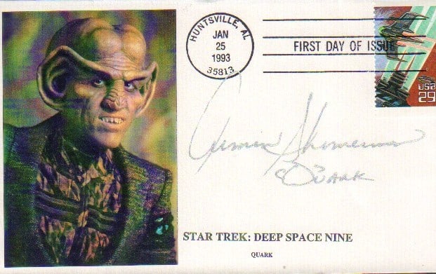 Armin Shimmerman signed Star Trek FDC (1 of 1)