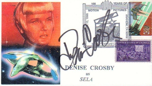Denise Crosby Star Trek signed FDC (1 of 1)