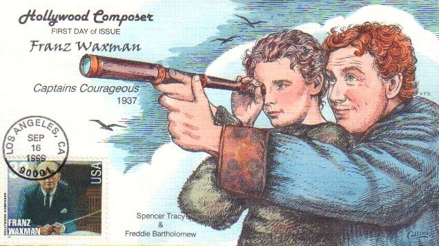 Capt Courageous hand colored FDC (1 of 1)