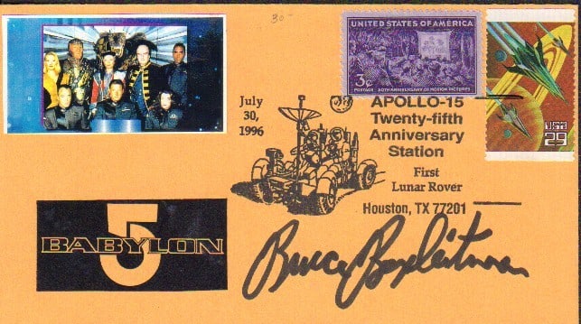 Bruce Boxleitner signed FDC (1 of 1)