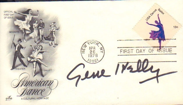 Gene Kelly signed FDC (1 of 1)