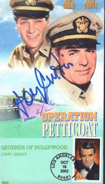 Tony Curtis signed FDC (1 of 1)