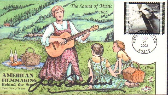 Julie Andrews signed Sound of Music FDC (1 of 1)