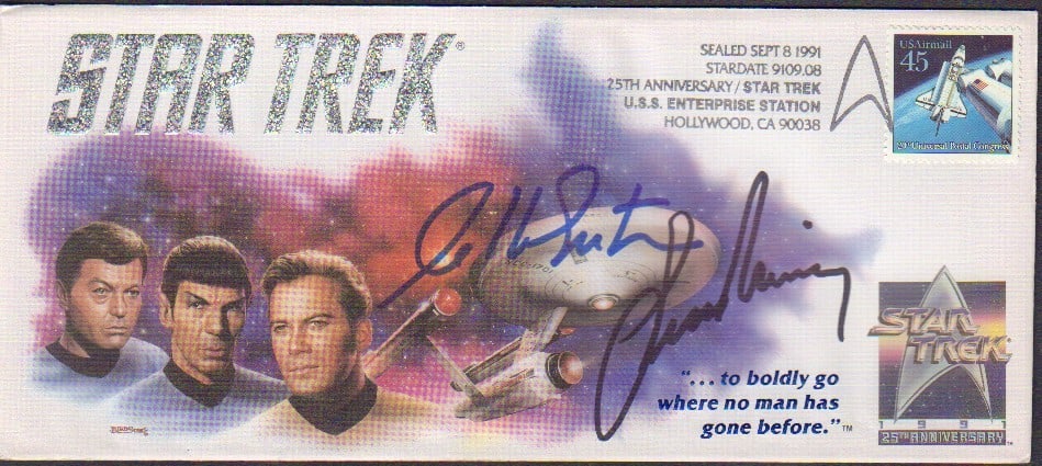 Shatner and Nimoy Star Trek FDC (1 of 1)