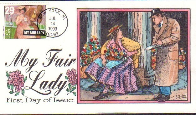 My Fair Lady hand colored FDC (1 of 1)