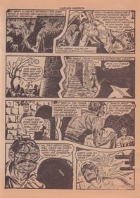 Captain America prop comic book pages