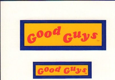 Chucky Prop decals