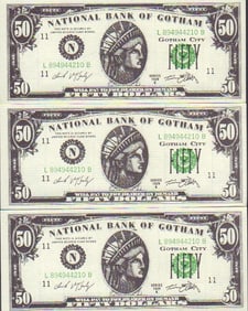 Batman Returns Prop money