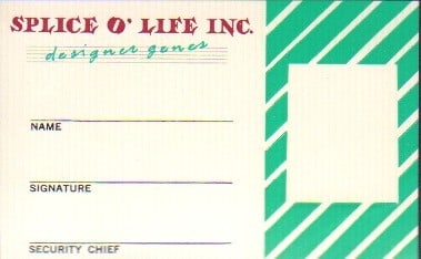 Gremlins II prop id badge