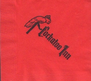 Jackie Brown prop napkin