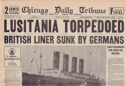 Showboat prop historic paper