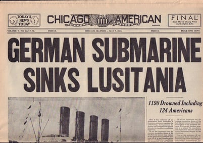 Showboat prop historic paper