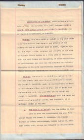 James Bailey Circus fame historic contract