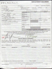 Tom Hanks signed contract