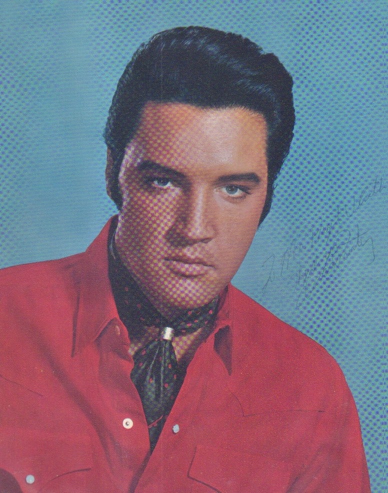 Elvis Presley color signed photograph (1 of 2)
