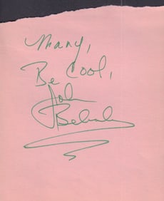 John Belushi signature