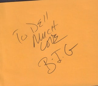 Notorious BIG gangster rapper signature