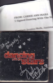 Carrie Ann Inaba used signed coaster from show