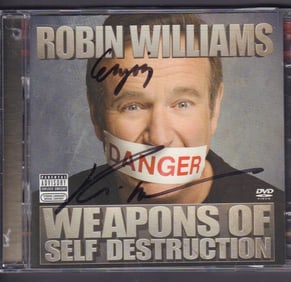 Robin Williams signed CD