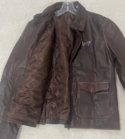Indiana Jones jacket signed by Harrison Ford