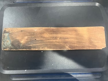 Cecil B DeMille first movie studio shingle signed