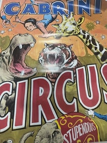 Pee Wee Hermans Big Top Circus film prop poster