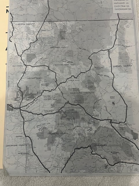 Dukes of Hazzard prop map (1 of 1)
