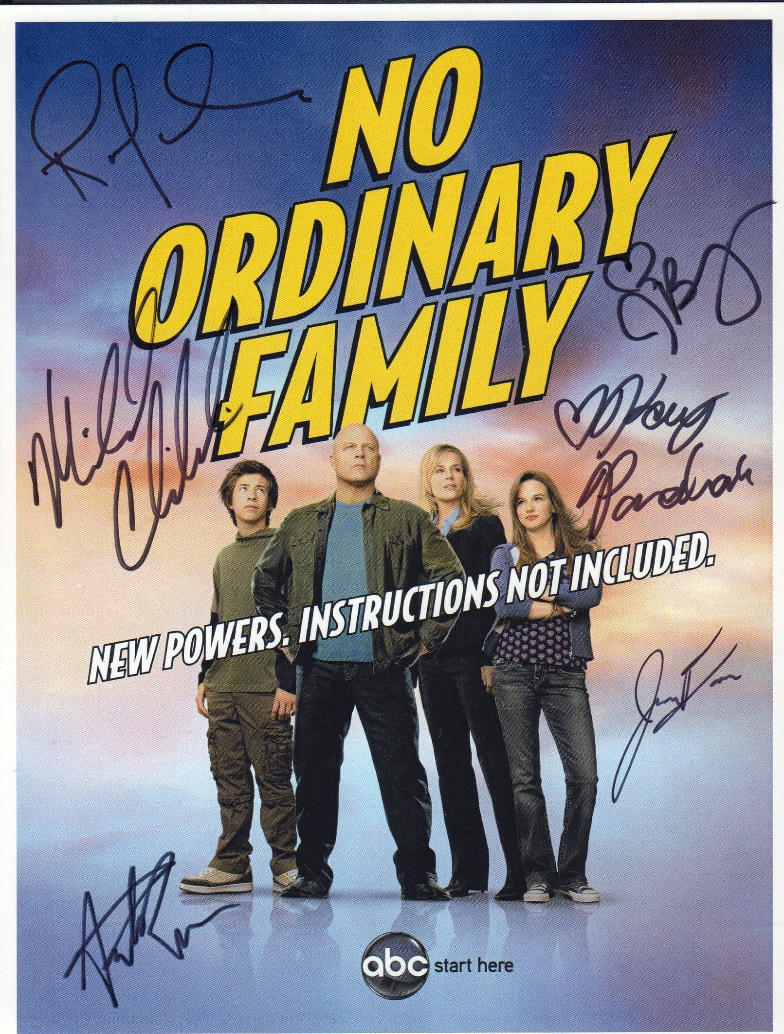No Ordinary Family cast signed photo (1 of 1)