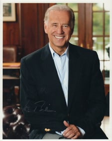 Joe Biden signed photo