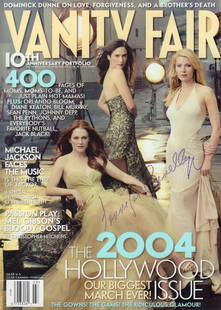 Jannifer Connelly signed Vanity Fair magazine: A complete VF mag with her on the cover signed by her almost twenty years ago This item comes with a fully illustrated serial numbered letter of authenticity guaranteeing its authenticity for the