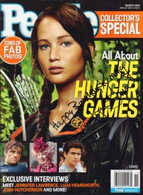Jennifer Lawrence PEOPLE magazine signed