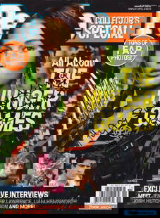 Jennifer Lawrence PEOPLE magazine signed: A complete People from 2012 showing her in Hunger Games her break out film role signed THEN by her with sentiment nice vintage piece This item comes with a fully illustrated serial numbered letter of