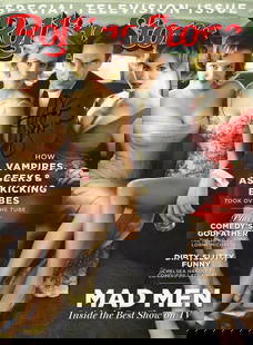 john Hamm signed Rolling Stone magazine: A complete Stone mag showing the then Mad Men star on the cover signed by him This item comes with a fully illustrated serial numbered letter of authenticity guaranteeing its authenticity for the