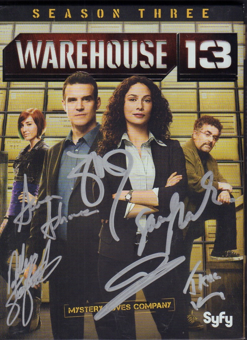 Warehouse 13 cast signed DVD (1 of 1)