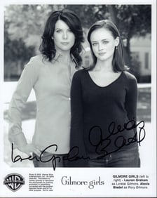 Gilmore Girls signed cast photo